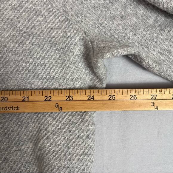 Vineyard Vines Cashmere 1/4 Zip Pullover Sweater Mens XL Grey Textured Preppy - Picture 7 of 9